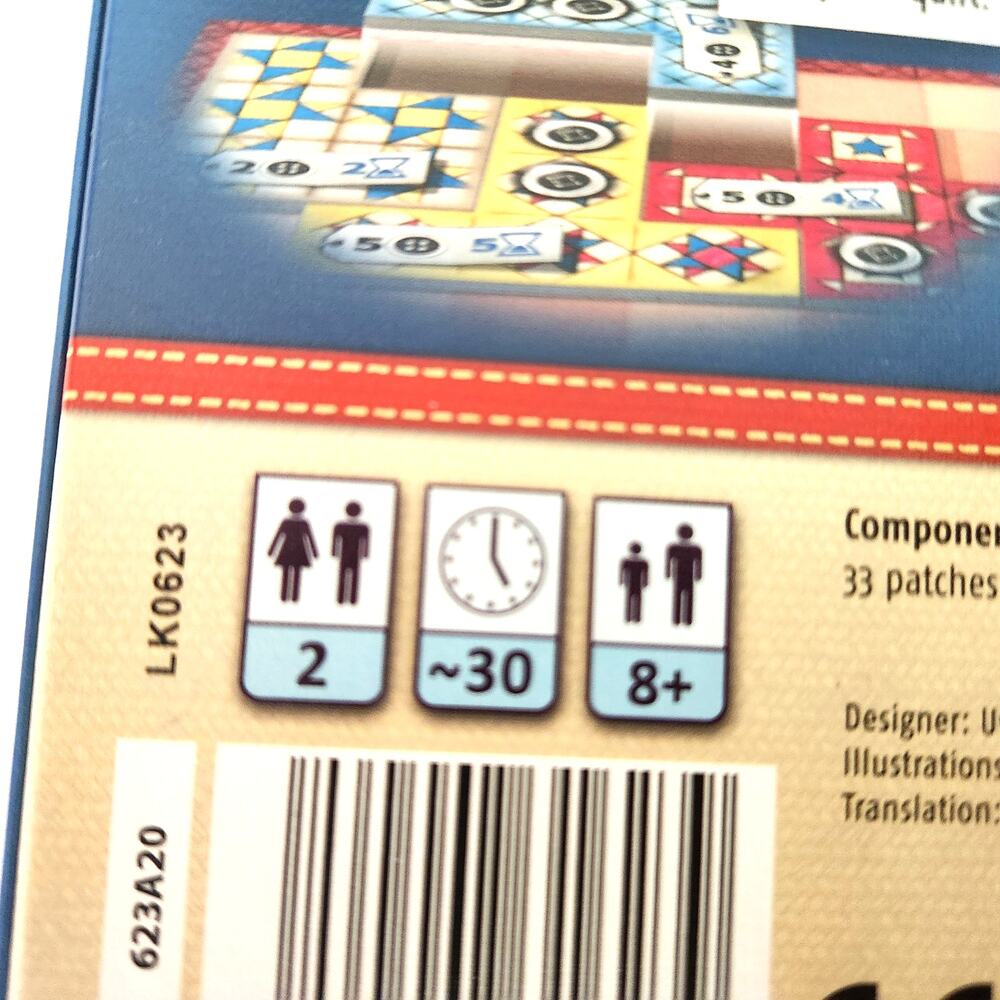 Patchwork Americana Edition Board Game by Lookout Games. Sealed Uwe Rosenberg - Picture 5 of 7